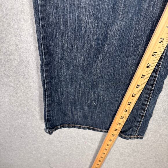 Kikit Jeans 20 Kick Flare Ankle Bootcut Stretch Faded Distressed Embroidered - Picture 7 of 10